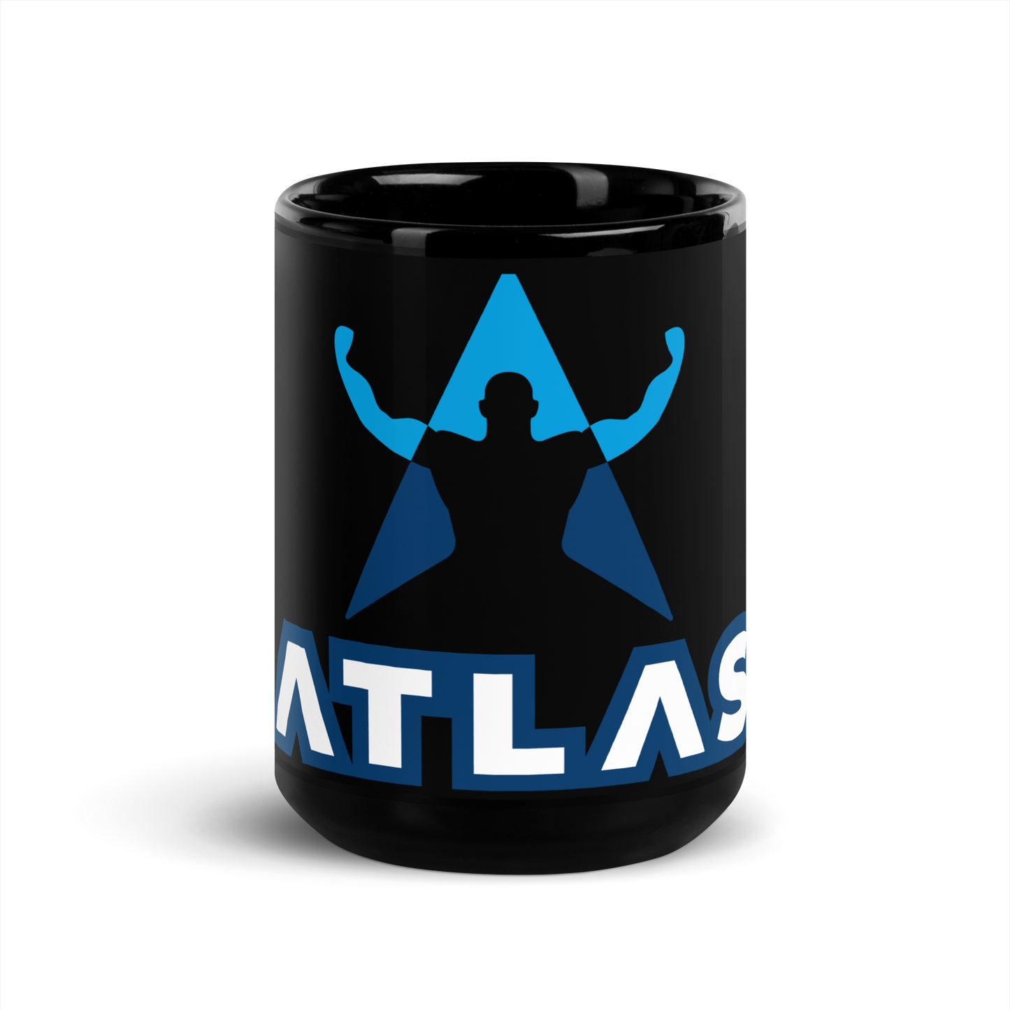 Atlas - Tazza nera lucida